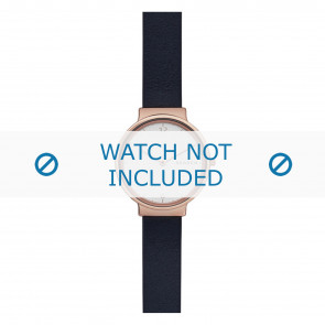 Horlogeband Skagen SKW2608 Leder Zwart 14mm