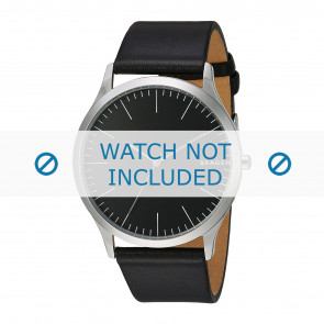 Horlogeband Skagen SKW6329 Leder Zwart 22mm