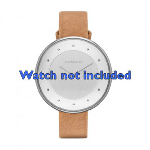 Skagen horlogeband SKW2326 Leder Bruin 14mm 