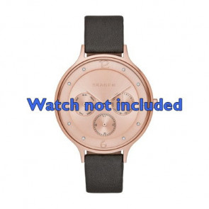 Skagen horlogeband SKW2392 Leder Grijs 14mm