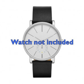 Horlogeband Skagen SKW6274 Leder Zwart 20mm