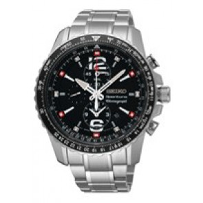 Horlogeband Seiko 7T62-0LA0 / SNAE95P1 / M0ND111J0 Staal 21mm
