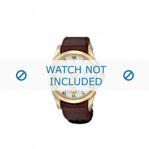 Horlogeband Seiko 6A32-00R0 / SNQ118P1 / 4A071KL Leder Bruin 21mm