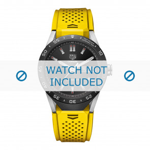 Horlogeband Tag Heuer SAR8A80-FT6060 Silicoon Geel 22mm