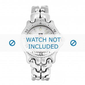 Tag Heuer horlogeband WG1112-BA0473 / WG1113 Staal Zilver