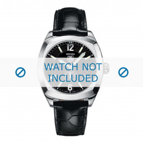 Horlogeband Tag Heuer WR2110.FC6164 Krokodillenleer Zwart 20mm
