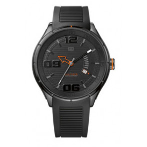 Tommy Hilfiger horlogeband TH1721341179 / TH-172-1-34-1179 Rubber Zwart