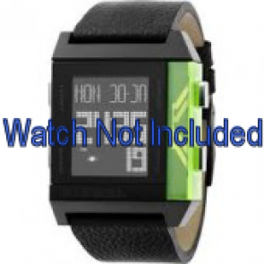 Horlogeband Diesel DZ7152 Leder Zwart 29mm