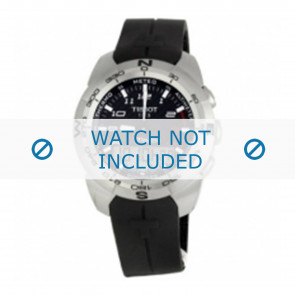 Tissot horlogeband T013.420.4 - T603026462 / T047.420 Rubber Zwart 21mm