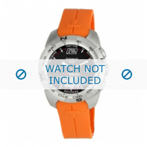 Tissot horlogeband T047.420.1 T-Touch Expert - T603026664 Rubber Oranje 21mm