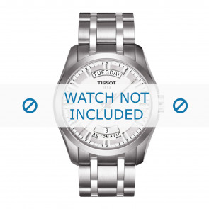 Tissot horlogeband T035.407.A - T605028315 / T035.410.A Staal Zilver 22mm