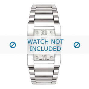 Tissot horlogeband T631025081 Staal Zilver