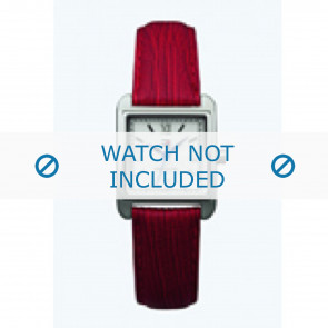 Tommy Hilfiger horlogeband TH-11-3-14-0617 - TH679300826 / BT679300826 Leder Rood 16mm + rood stiksel