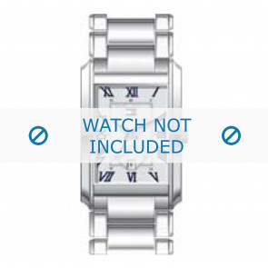 Tommy Hilfiger horlogeband TH-17-1-14-0662 / TH679000614 Staal Zilver 24mm