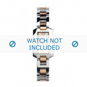 Tommy Hilfiger horlogeband TH-20-3-20-0640 / TH679000622 Staal Bi-Color 12mm