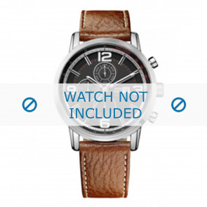 Horlogeband Tommy Hilfiger TH-211-1-14-1411 / TH1710336 / TH679301571 Leder Cognac 22mm