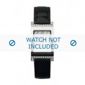 Horlogeband Tommy Hilfiger TH-23-1-25-0644 / TH679300856 / 1780665 Leder Zwart 16mm