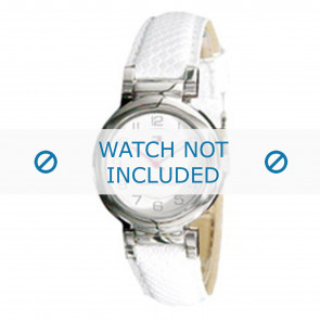 Tommy Hilfiger horlogeband TH-34-3-14-0672 - TH679300900 / 1780721 Leder Wit 11mm + wit stiksel