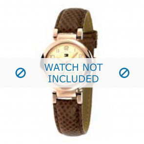 Tommy Hilfiger horlogeband TH-34-3-34-0673 - TH679300901 / 1780722 Leder Bruin 11mm + bruin stiksel