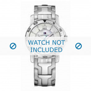 Tommy Hilfiger horlogeband TH-44-3-14-0830 - TH679000897 / 1780899 Staal Zilver 17mm