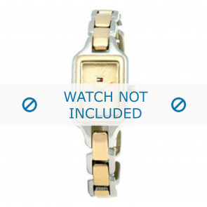 Tommy Hilfiger horlogeband TH679000905 / TH-46-3-38-0705 - 1780733 Staal Bi-Color 10mm