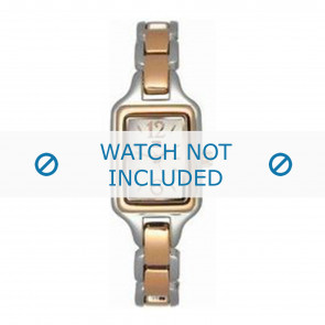 Tommy Hilfiger horlogeband TH679000906 / TH-46-3-38-0706 - 1780734 Staal Bi-Color 10mm