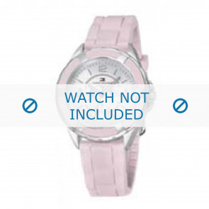 Tommy Hilfiger horlogeband TH-47-3-14-0709 / TH679300946 Rubber Roze