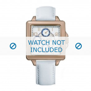 Tommy Hilfiger horlogeband TH-65-3-34-0756 / TH1780824 Leder Wit + wit stiksel