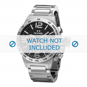 TW Steel horlogeband TWB301 / TW301 Staal Zilver 20mm