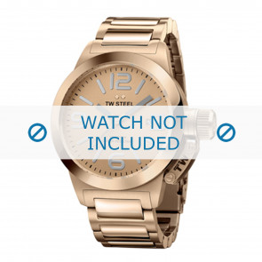 TW Steel horlogeband TWB303 / TW303 Staal Rosé 20mm