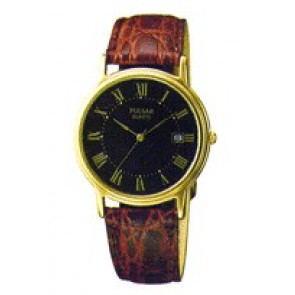 Horlogeband Seiko V532-7B70 / PPU318P1 / 159ZCK Leder Bruin 18mm