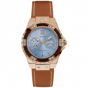 Horlogeband Guess W0775L7-1 Leder Bruin