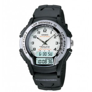 Casio horlogeband 10018051 Kunststof Zwart 18mm 