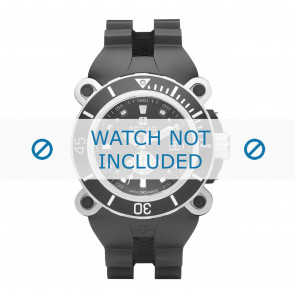 Horlogeband Zodiac ZO8532 Rubber Zwart 38mm