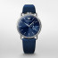 Horlogeband Armani AR11335 Leder Blauw 22mm