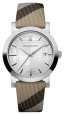 Horlogeband Burberry BU1390 Leder/Kunststof Bi-Color