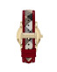 Horlogeband Burberry BU9137 Leder Multicolor 20mm