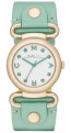 Horlogeband Marc by Marc Jacobs MBM1306 Leder Groen 24mm