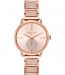Horlogeband Michael Kors MK3853 Roestvrij staal (RVS) Rosé 16mm
