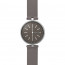 Horlogeband Skagen SKT1401 Leder Grijs 16mm