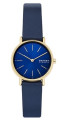 Horlogeband Skagen SKW2867 Leder Blauw 14mm