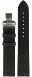 Horlogeband Tissot T0554171601701 (T600032780) Croco leder Bruin 19mm