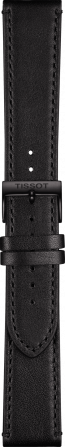Horlogeband Tissot T600040545 Leder Zwart 21mm