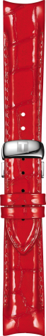Horlogeband Tissot T0352101603101A / T610042655 Leder Rood