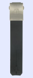 Horlogeband Tissot T33.7.798.51 / T603013681 Rubber Zwart