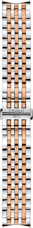 Horlogeband Tissot T0639072203801A / T063907 / T605043232 Roestvrij staal (RVS) Bi-Color