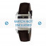 Armani horlogeband AR-0227 Leder Bruin 21mm 