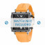 Armani horlogeband AR0594 Silicoon Oranje 23mm