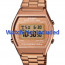Casio horlogeband  B640WC-5AEF / B640WC-5A  Staal Goud (Rosé) 18mm 