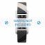 Burberry horlogeband BU9505 Leder Zwart 14mm